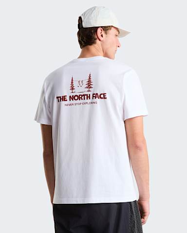 Unisex Camping Relaxed Graphic TShirt TNF TNF White ALT2