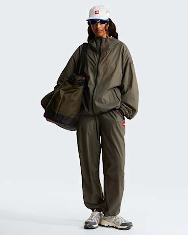 Unisex Red Box Packable Wind Trousers TNF New Taupe Green ALT2