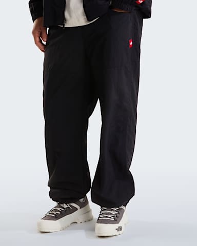Unisex Red Box Nylon Belted Trousers TNF TNF Black ALT1