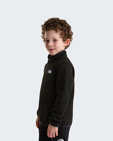 Polaire col zipp Glacier pour enfant TNF TNF Black ALT2