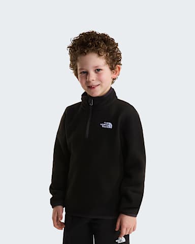 Polaire col zipp Glacier pour enfant TNF TNF Black HERO