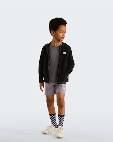 Kids Glacier FullZip Hooded Fleece TNF TNF Black ALT1