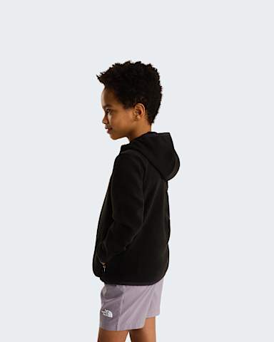 Kids Glacier FullZip Hooded Fleece TNF TNF Black ALT2