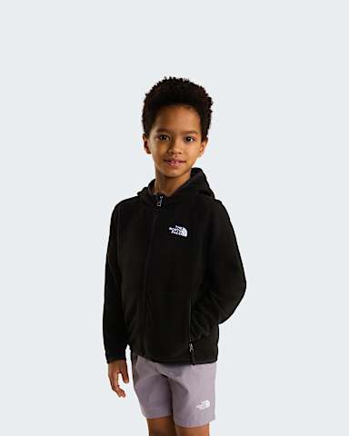 Kids Glacier FullZip Hooded Fleece TNF TNF Black HERO