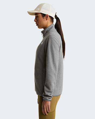Glacierfleece voor dames TNF TNF Mid Grey Heather ALT2