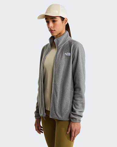 Glacierfleece voor dames TNF TNF Mid Grey Heather alt4