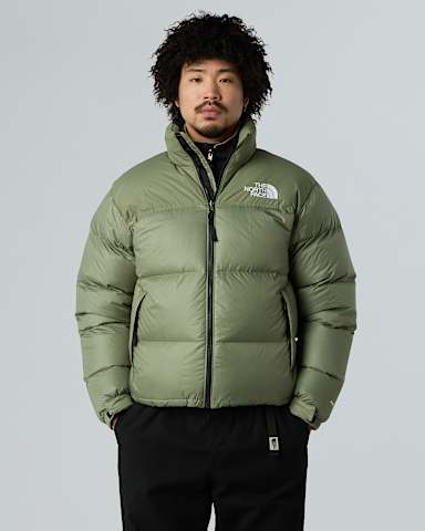1996 Retro Nuptse Jacke fr Herren TNF Bark Mist alt4