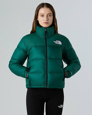 Casaco 1996 Retro Nuptse para mulher TNF Hunter Green alt4