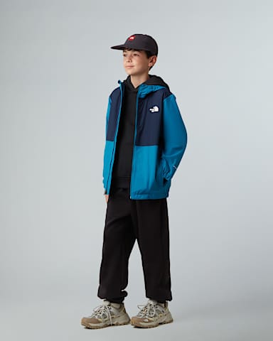 Teens Rain ZipIn Jacket TNF Dusk Blue ALT5