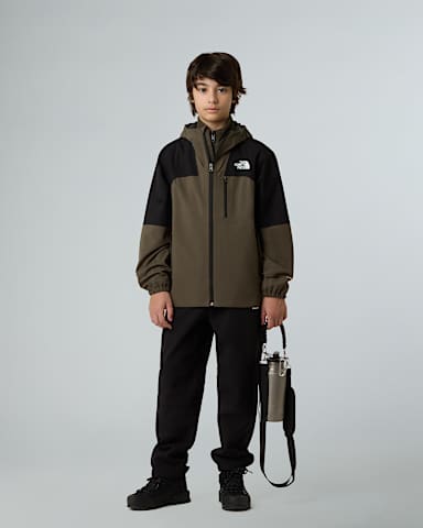Teens Hike Packable Shell Jacket TNF New Taupe GreenTNF Black ALT5