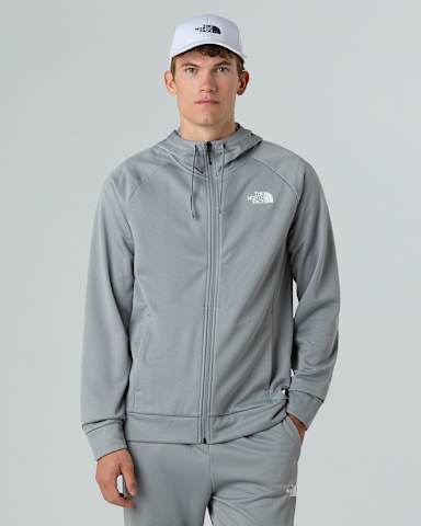 Sweat  capuche zipp Reaxion 20 pour homme TNF Monument Grey Dark Heather ALT4