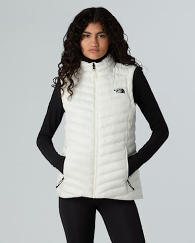 Womens Huila Synthetic Insulation Gilet TNF White Dune ALT4