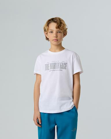 Tshirt Reflective Logo Relaxed da ragazzo TNF TNF White alt4