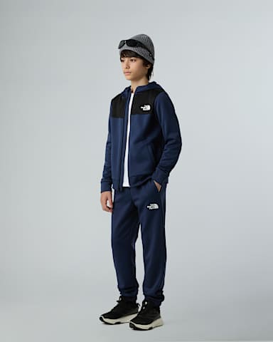 Teens Reaxion FullZip Hoodie TNF Summit Navy ALT5