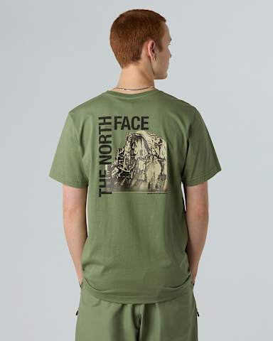 Mens Half Dome Photo TShirt TNF Bark Mist alt4