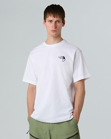 Uniseks Explore Carabiner RelaxedTshirt TNF TNF White alt5