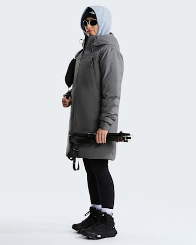 Womens TNF Range Down Parka TNF Smoked Pearl ALT1