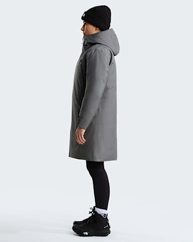 Womens TNF Range Down Parka TNF Smoked Pearl ALT2