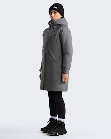 Womens TNF Range Down Parka TNF Smoked Pearl HERO