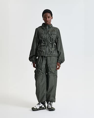 TNF X Cecilie Bahnsen Tenzin Convertible Jacket TNF Forest Night Green HERO