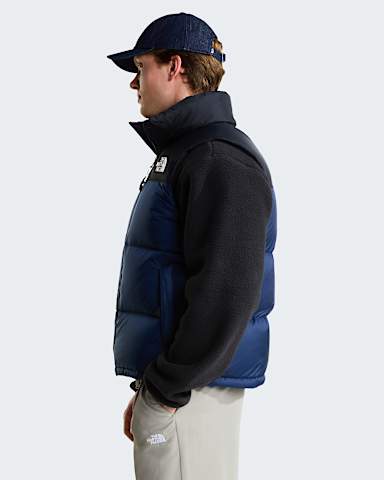 Gilet 1996 Retro Nuptse pour homme TNF Summit NavyTNF BlackRecycled Down ALT2