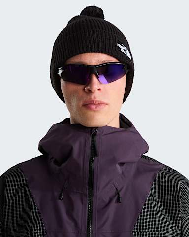 TNF Logo Box Pom Beanie TNF TNF Black ALT1