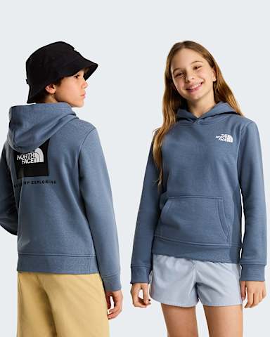 NSE Box Kapuzenpulli fr Jugendliche TNF Granite Grey HERO