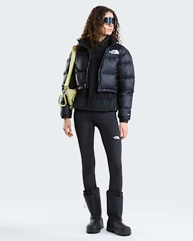 Veste courte Nuptse pour femme TNF TNF BlackTNF BlackRecycled Down ALT1