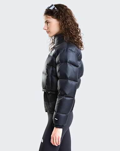 Veste courte Nuptse pour femme TNF TNF BlackTNF BlackRecycled Down ALT2