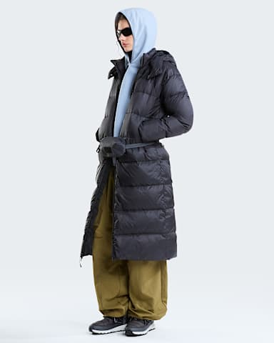 Scarponi invernali Thermoball impermeabili con lacci da donna TNF Anthracite GreyWhite Ash ALT5