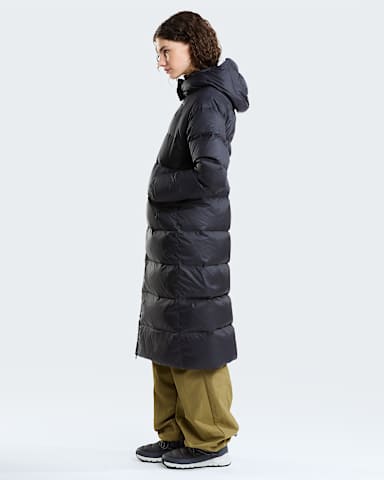 Parka larga de plumn con capucha Hydrenalite City para mujer TNF TNF Black ALT2