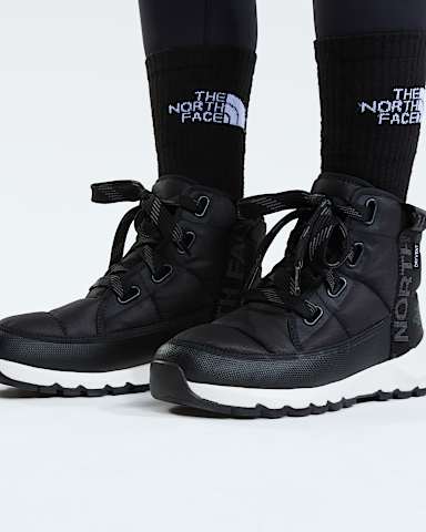 Thermoball LaceUp Luxe Waterproofboots voor dames TNF TNF BlackAsphalt Grey ALT4
