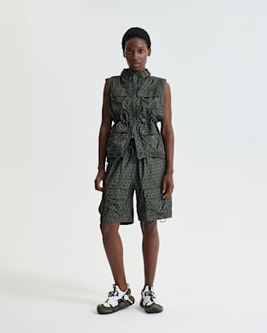 TNF X Cecilie Bahnsen Carla Convertible Trousers TNF Forest Night Green ALT3
