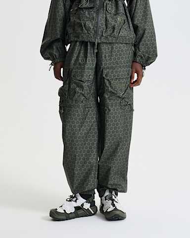 TNF X Cecilie Bahnsen Carla Convertible Trousers TNF Forest Night Green HERO