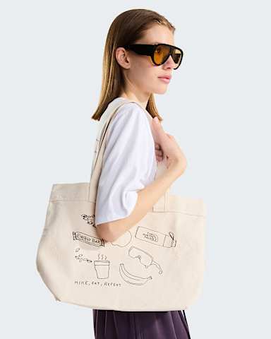 Cotton Tote Bag TNF Hike Pick Nik Graphic ALT1