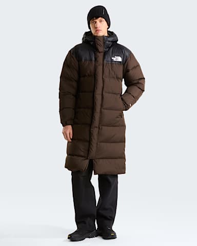 Parka Nuptse para hombre TNF Dark ChestnutTNF Black hero