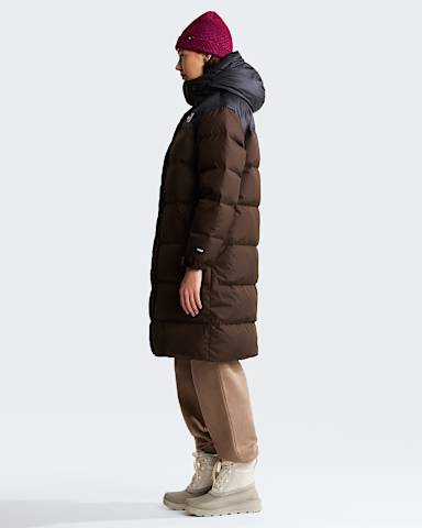 Womens Nuptse Parka TNF Dark ChestnutTNF Black alt2