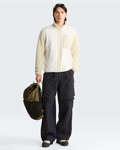 Yumiorifleecejas met volledige rits voor heren TNF White DuneDesert Stone ALT1