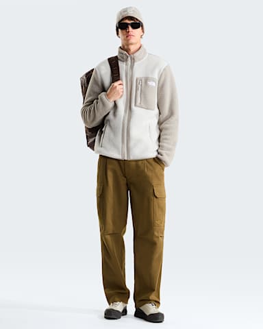 Mens Yumiori FullZip Fleece Jacket TNF Cumulus CloudStone Slab ALT1