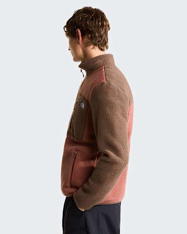Veste en polaire zippe Yumiori pour homme TNF Copper SiltSmokey Brown ALT2