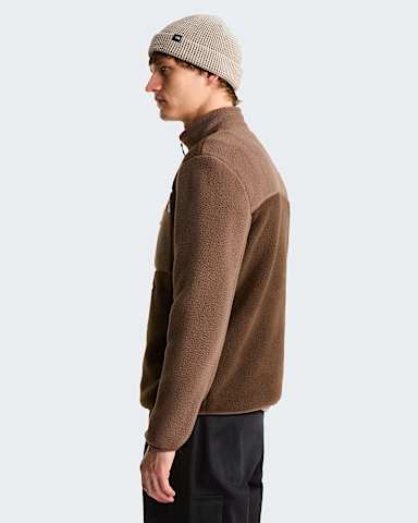 Polaire  col zipp Yumiori pour homme TNF Dark ChestnutSmokey Brown alt2