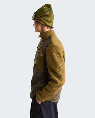 Giacca in pile Yumiori con cerniera a 14 da uomo TNF New Taupe GreenCaraway Seed ALT2