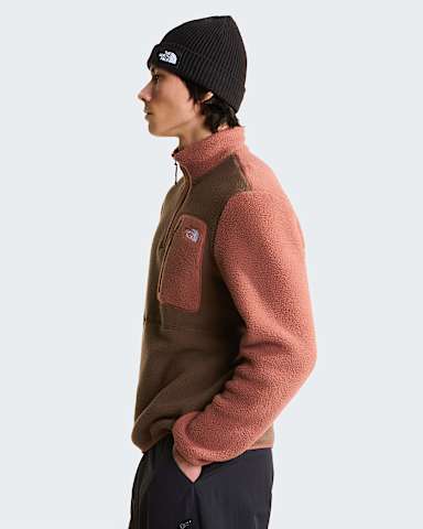 Polaire col zipp Yumiori pour homme TNF Smokey BrownCopper Silt ALT2