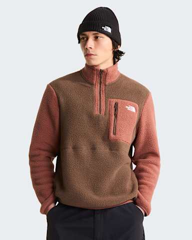 Polaire col zipp Yumiori pour homme TNF Smokey BrownCopper Silt HERO
