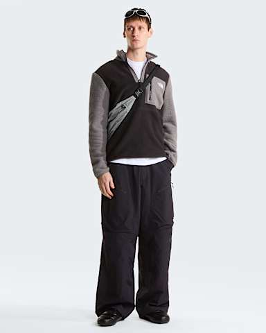 Mens Yumiori 14 Zip Fleece Jacket TNF TNF BlackSmoked Pearl ALT1