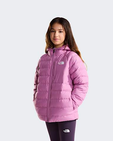 Girls Reversible Perrito Jacket TNF Hushed Lavender HERO