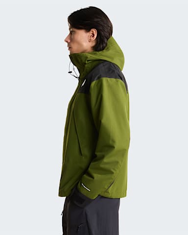 Mens DryVent Mono Mountain Jacket TNF Woodland GreenTNF Black ALT2