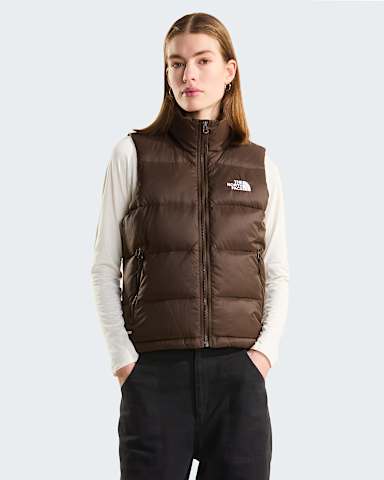 Womens Hydrenalite ALine Down Gilet TNF Dark Chestnut hero