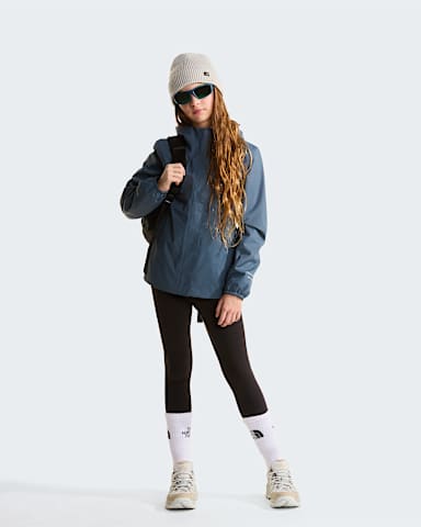 Girls Antora Rain Jacket TNF Granite Grey ALT1