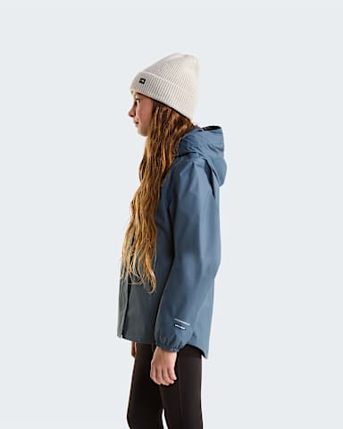 Girls Antora Rain Jacket TNF Granite Grey ALT2
